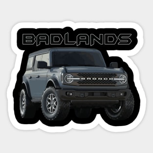 Area 51 Ford Bronco Badlands SUV Sticker